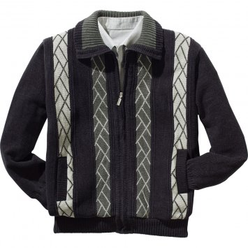 Chenille gebreide Blouson