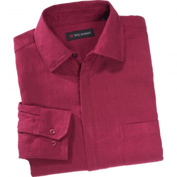 Structuurhemd,Bordeaux+Marine