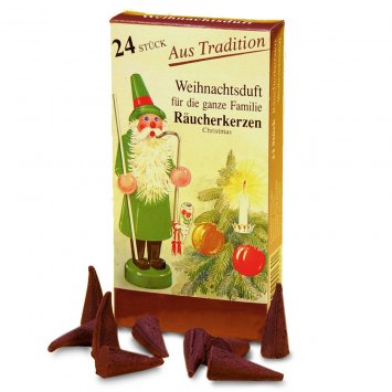 Räucherkerzen Weihnachten 1er Set van 24