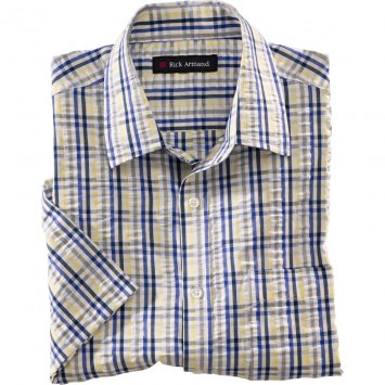 Seersucker-ruitjes-hemd