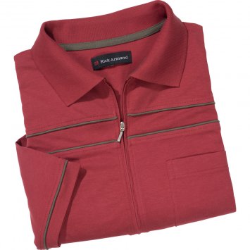 Vrijetijds shirt met rits,Khak