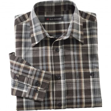 Set van 2 geruite flaneloverhemden