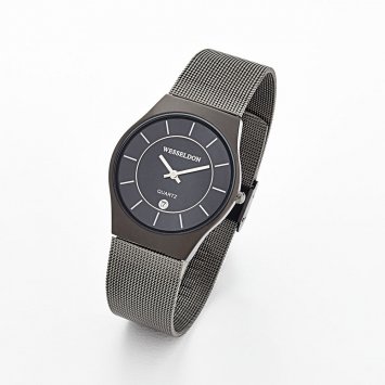 Plat herenhorloge 'Milanaise'