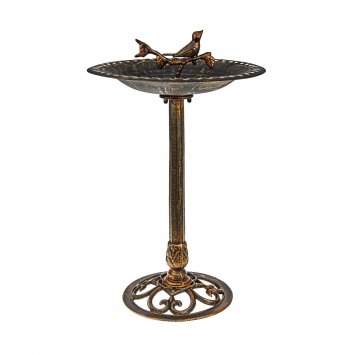 Vogeldrinkbak van gietaluminium