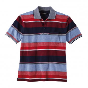 Piqué-poloshirt met strepen