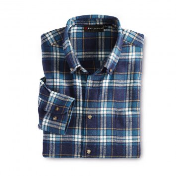 Katoenflanel-overhemd