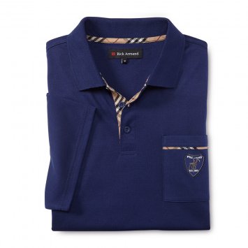 Interlockshirt met contrasten