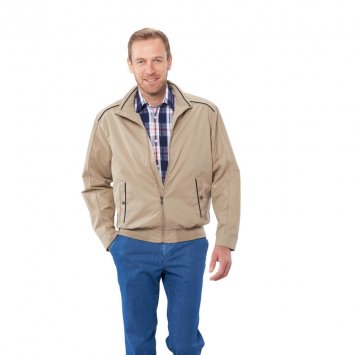 Blouson met perforaties