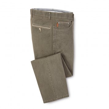 Sportieve broek met contrasten