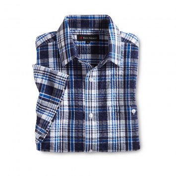 Sportief seersuckeroverhemd