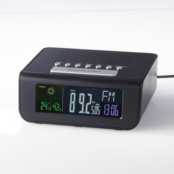 Wekkerradio met weerstation