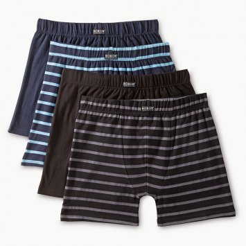 Retro-short met langere pijpen