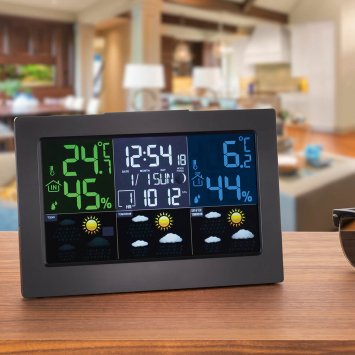 Draadloos weerstation met trendweergave