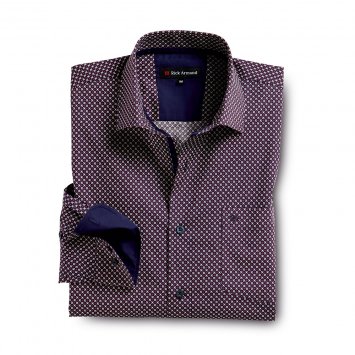 Modern 'Milano' overhemd met print