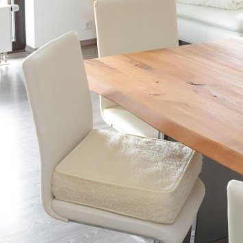 Sta-opkussen van scheerwol