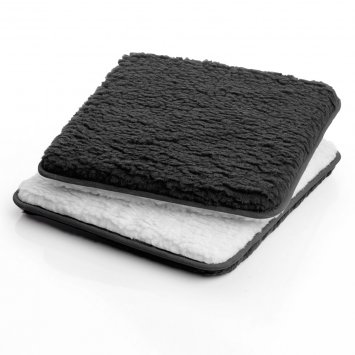 Stoelkussen van scheerwol in een set van 2