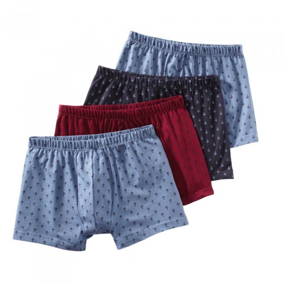 Katoenen retroshorts 4-pack 