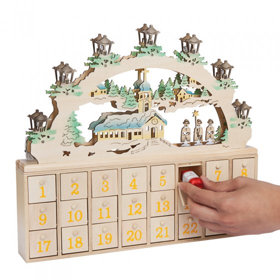 Adventskalender-Schwibbogen