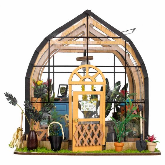 Miniatuur bouwpakket, tuinhuisje
