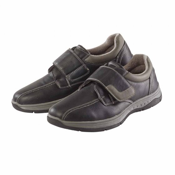 Klittenbandslippers met warme voering 