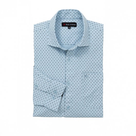 MILANO stretchhemd 3XL (47/48) | Lichtblauw