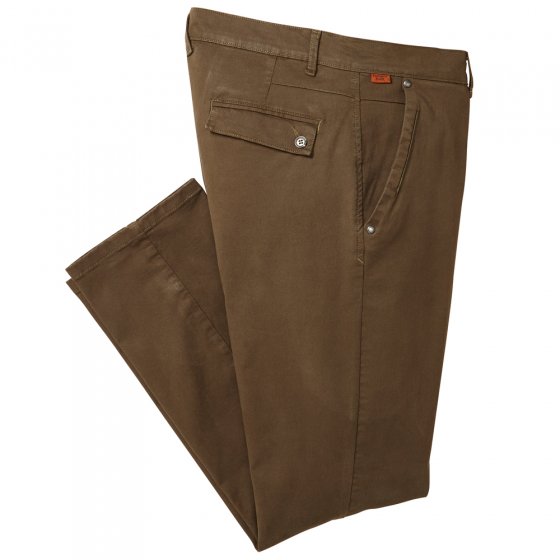 Katoenen broek met klepzak
