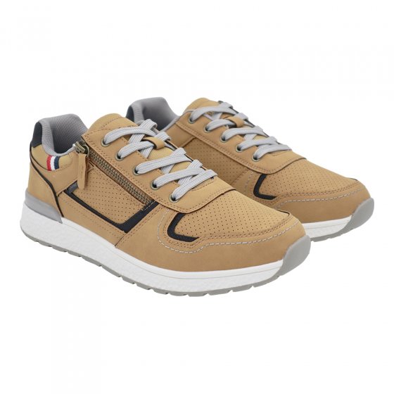 Veterschoen met ritssluiting 46 | Beige