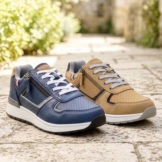 Veterschoen met ritssluiting 