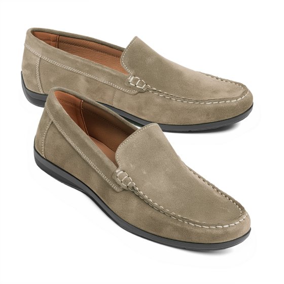 Heren mocassins 46 | Taupe