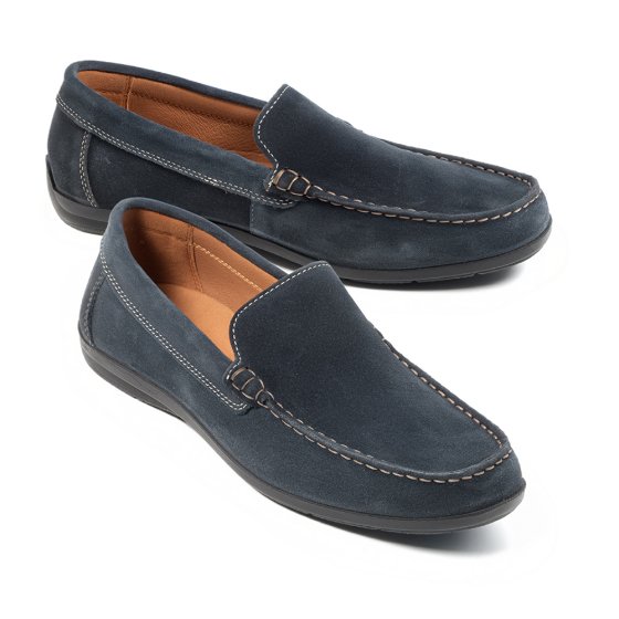 Heren mocassins 46 | Blauw