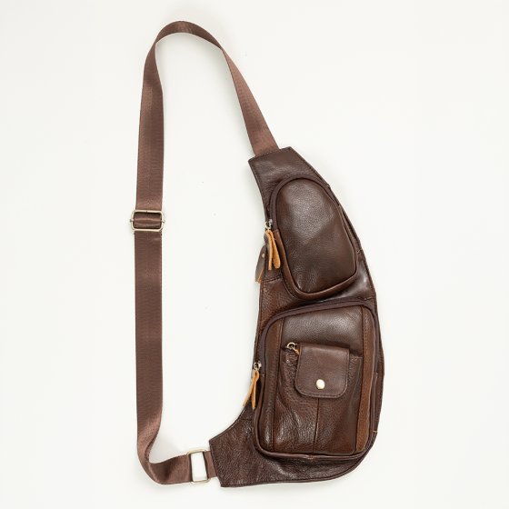 Herren Leder Cross-tas 