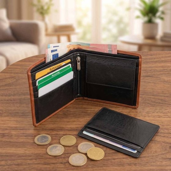 Elegante RFID-beveiligde portemonnee 