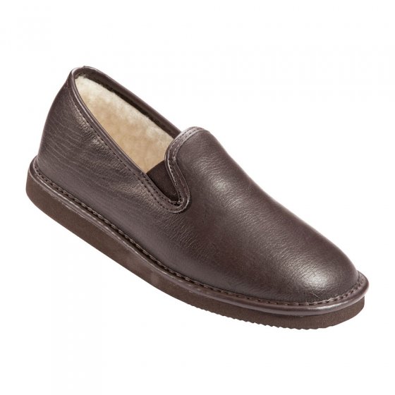 Pantoffel wollen voering,zwart 46 | Zwart