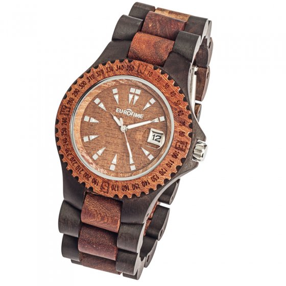 Horloge van sandelhout