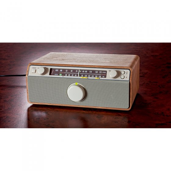 Retro-stereoradio met subwoofer 