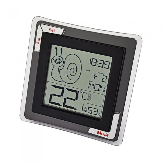 Thermo-/hygrometer-klok 'Comfort" 