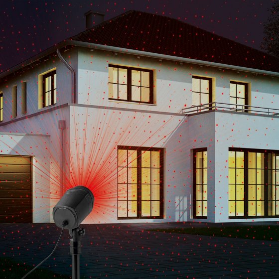 Laserlamp 'lightshow' 