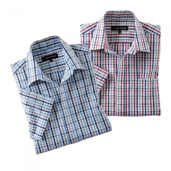 Seersucker-overhemd 'Oxford' 3XL | Set