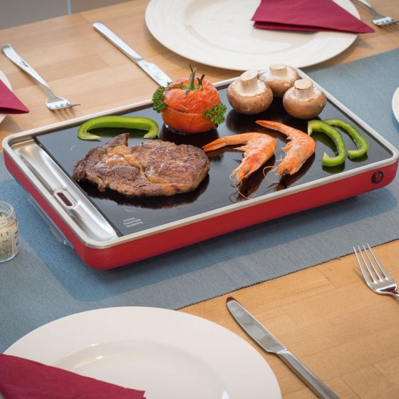 Glaskeramische grillplaat 