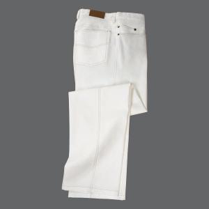 Natuur kleurige jeans met nano-tex bewerking 