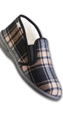 pantoffel met schapenvacht