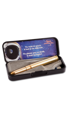 Space-Pen in echte jachtpatroonhuls