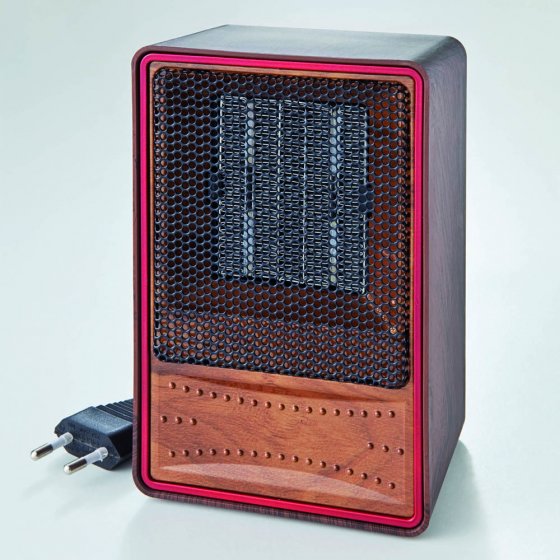 Minikeramische verwarming in houtoptiek