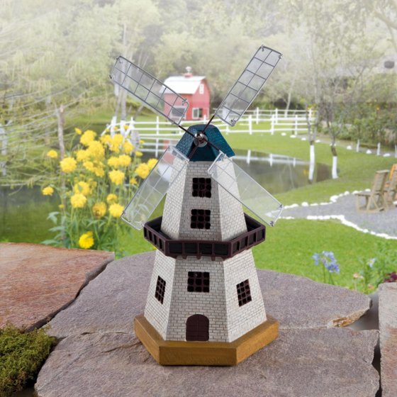 Molen- zonneenergie lamp