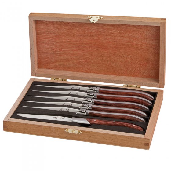 Laguiole keramiek steak-messen-set 