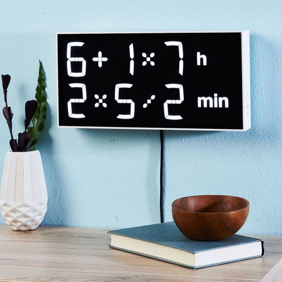 Digitale led-klok 'AlbertClock' 