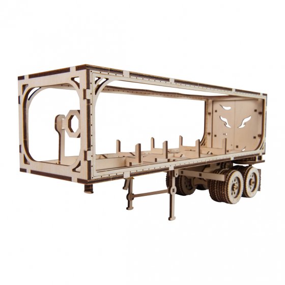 Houten modelvrachtwagen