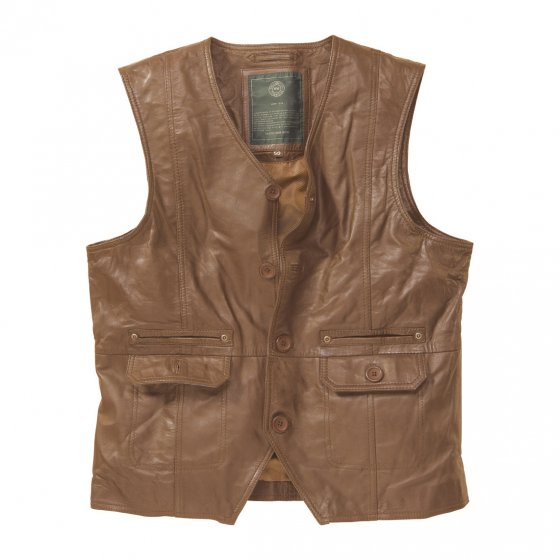 Gilet van lamsnappaleer 