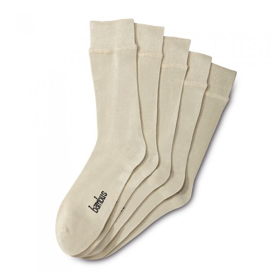 Ventilerende sokken Set van 5 39/42 | Beige