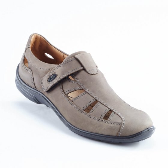 Aircomfort-klittenbandsandalen 47 | Taupe